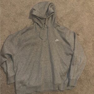 Nike Men's Heather Gray Hoodie
